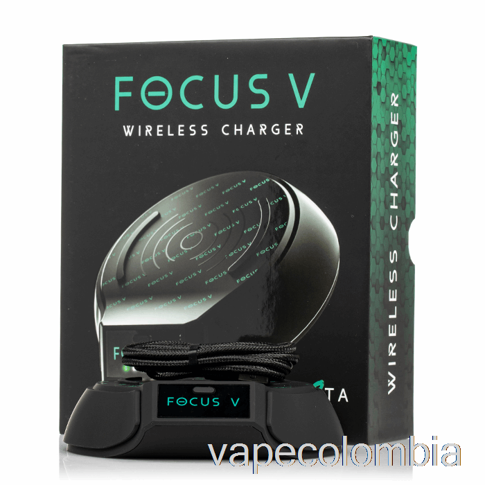 Vape Desechable Focus V Carta 2 Cargador Inalambrico Negro